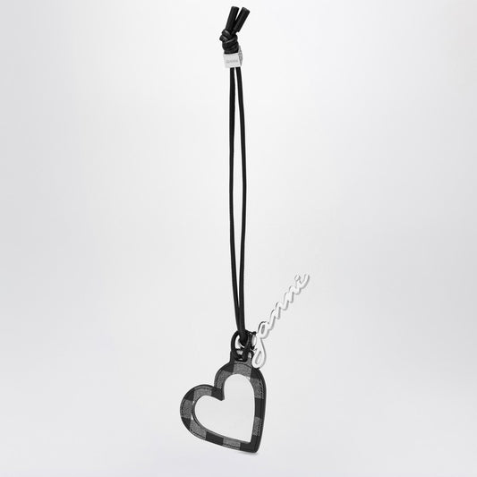 GANNI Heart-shaped mirror Bou black