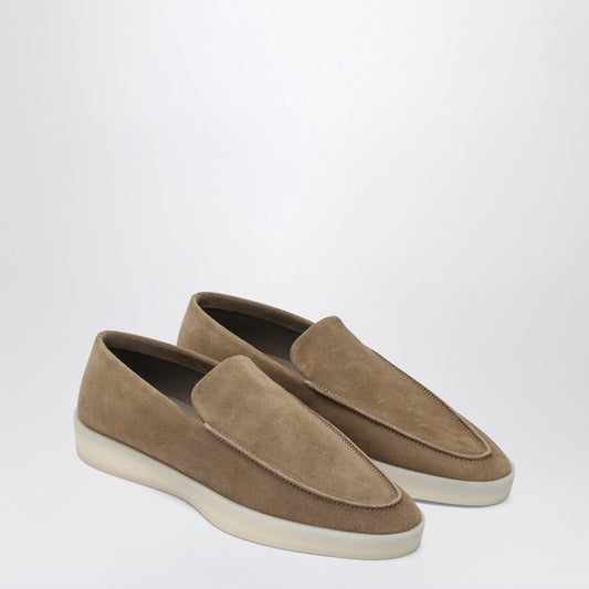Fear of God Taupe colored suede loafer