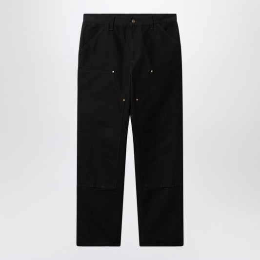Carhartt WIP Black Rinsed Double Knee Pant