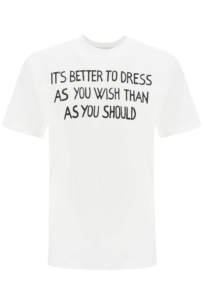 Moschino t-shirt with lettering print