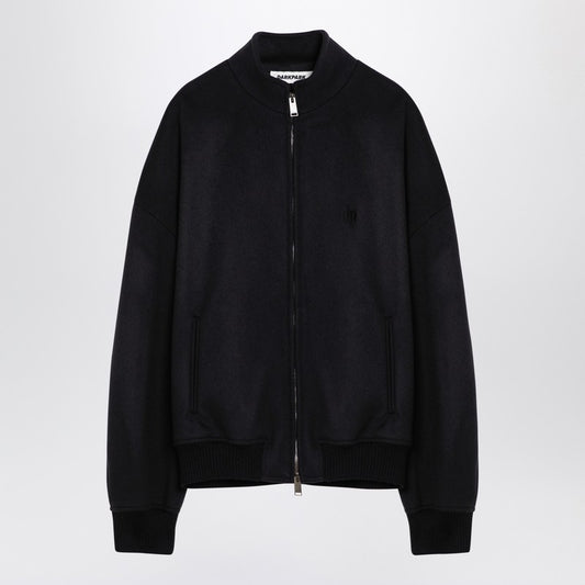 DARKPARK Black wool bomber jacket