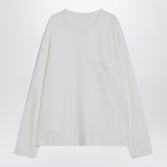 LEMAIRE White cotton-linen jumper