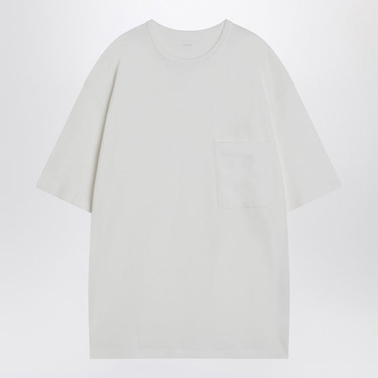 LEMAIRE White cotton and linen Boxy T-shirt