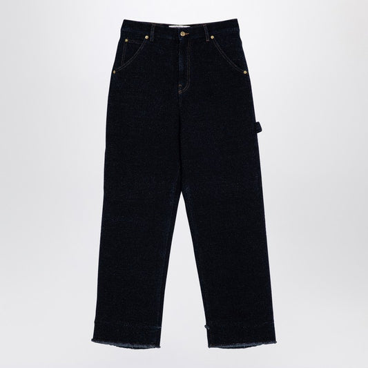DARKPARK Blue bouclé denim jeans
